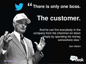 There is only one boss.  The Customer.