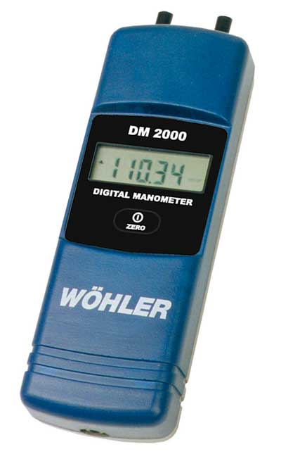 Wohler manometer.
